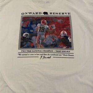 onward reserve White Graphic T-Shirt
